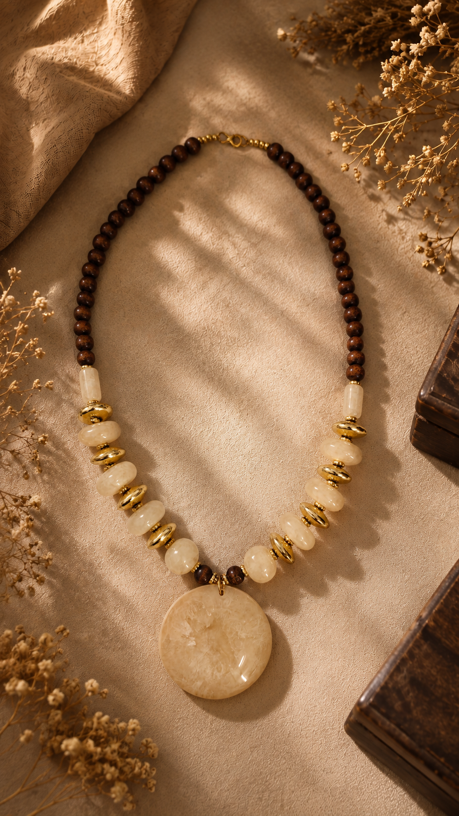 Earthy Ivory Harmony Necklace