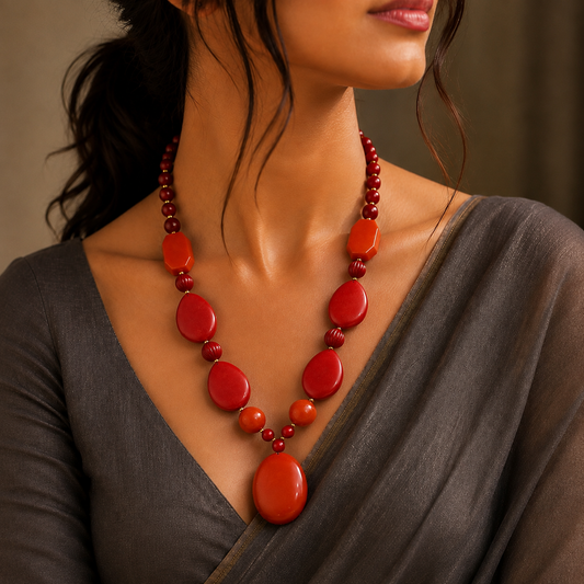Amethyst Muse Beaded Statement Necklace