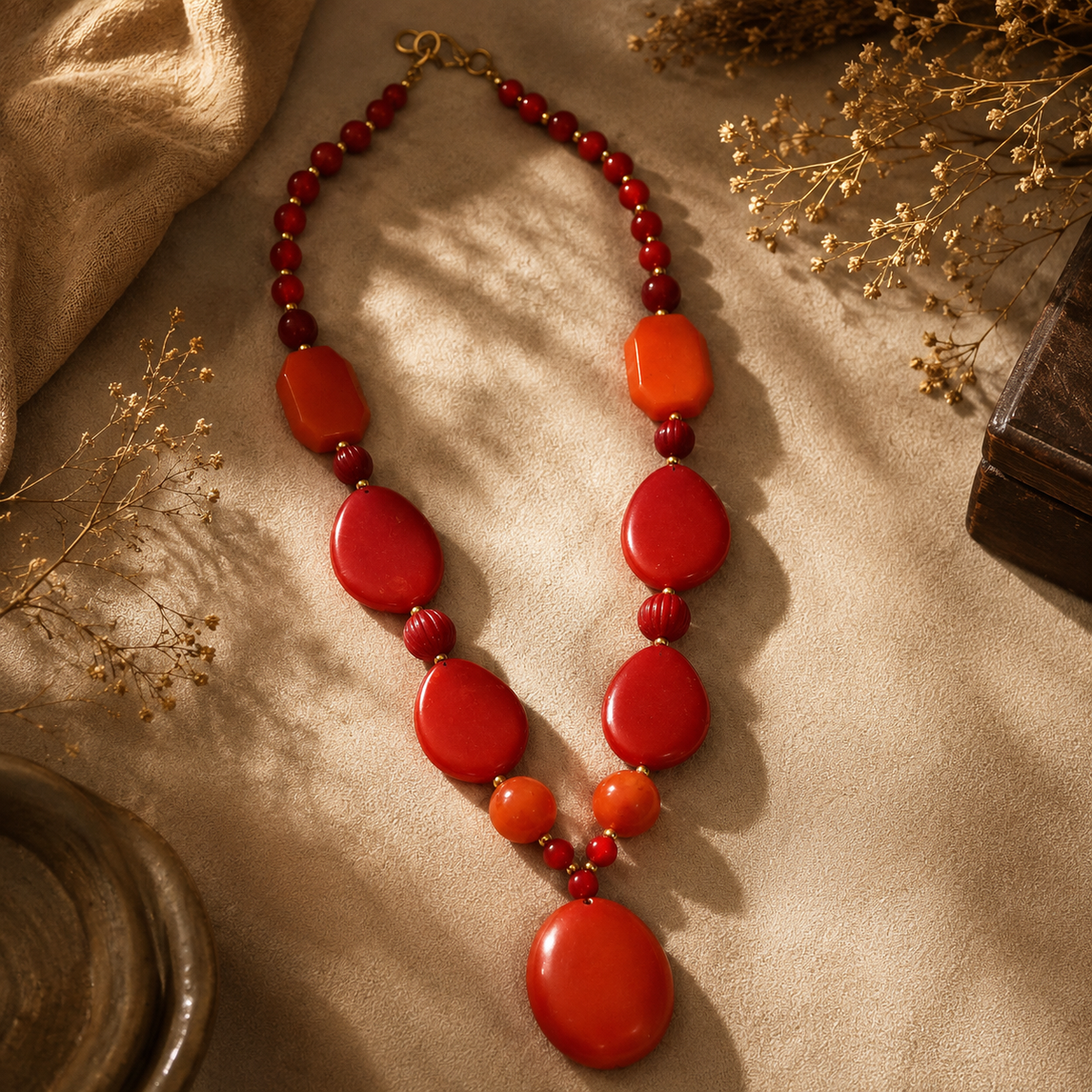Amethyst Muse Beaded Statement Necklace