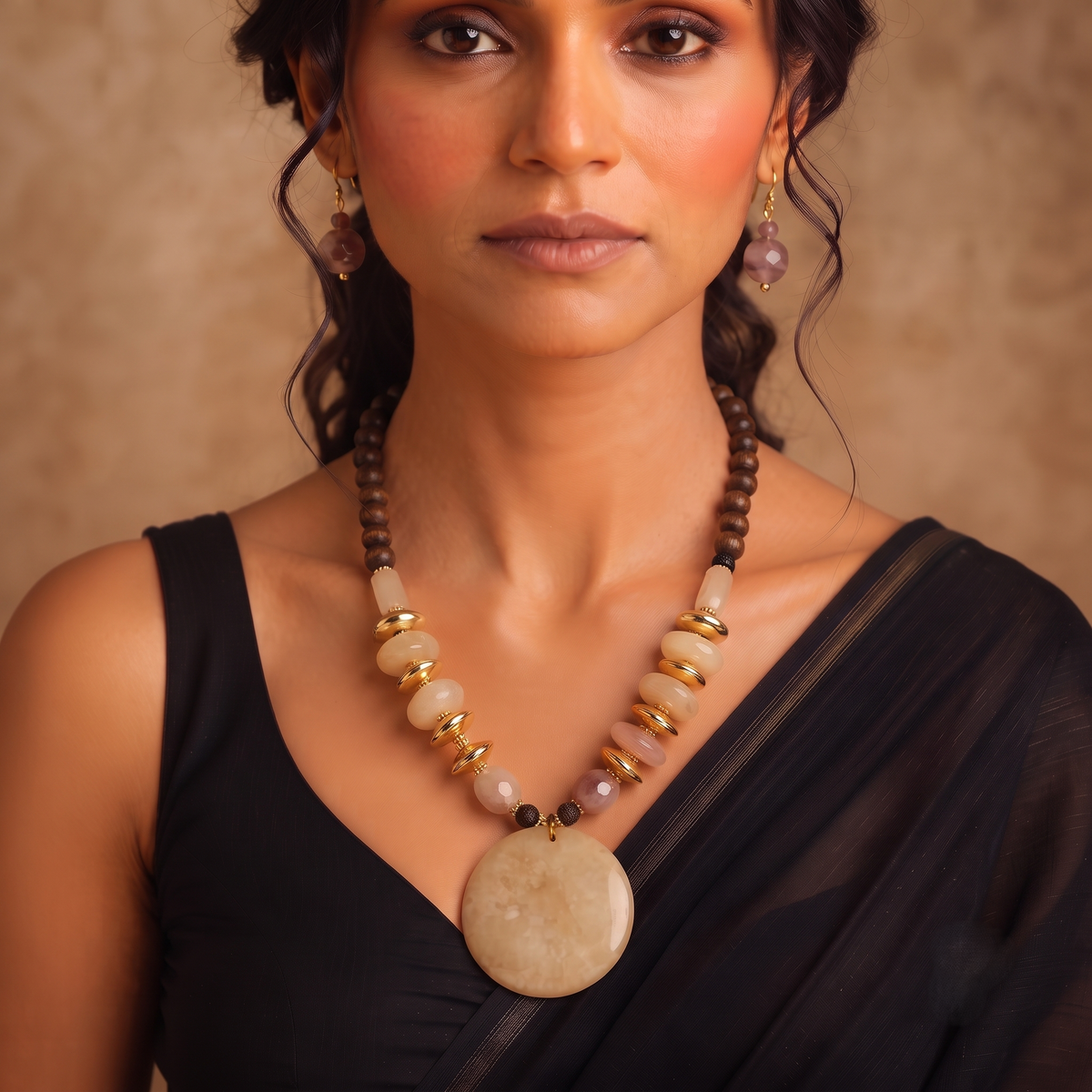 Earthy Ivory Harmony Necklace